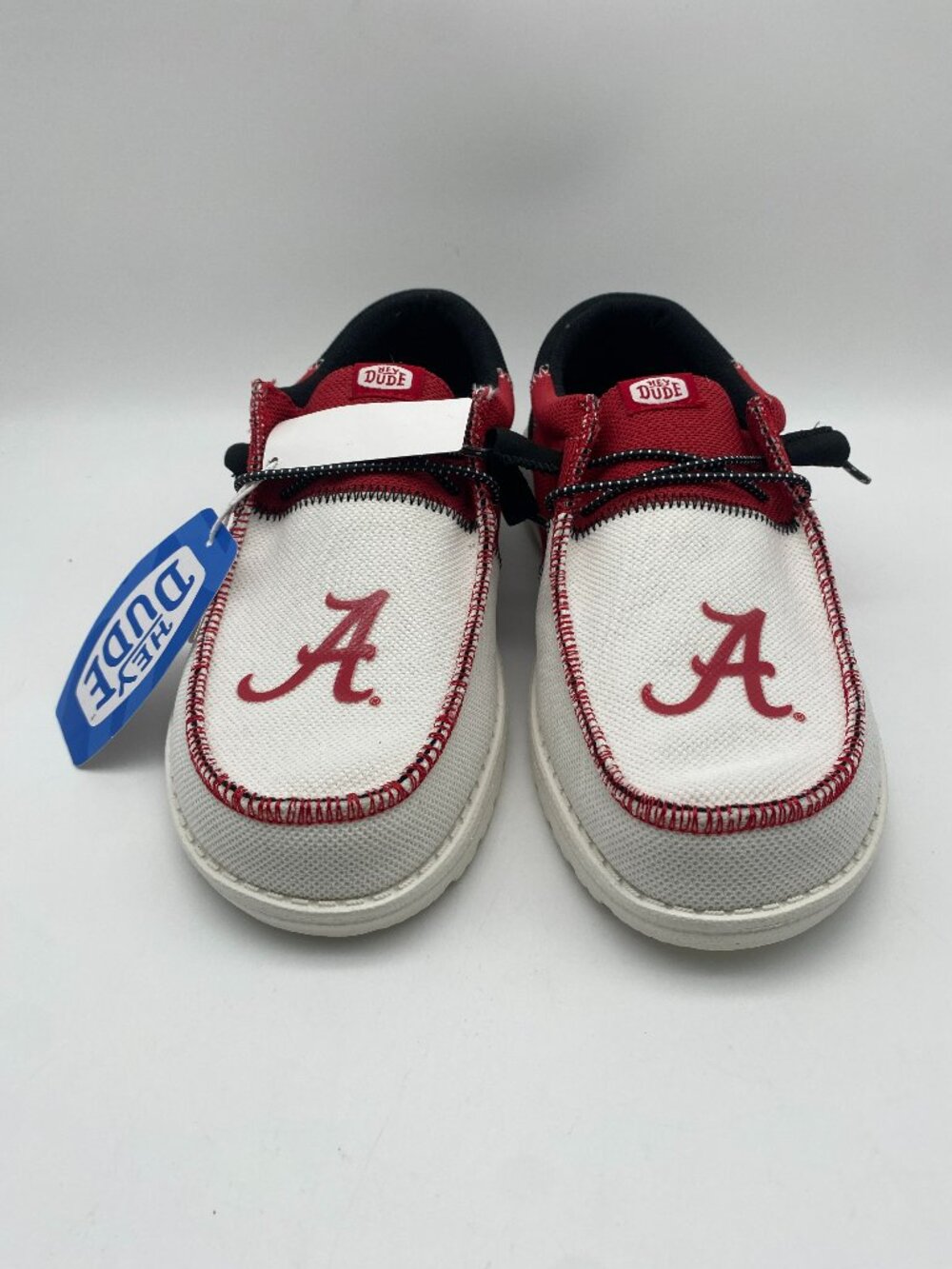 HEY DUDE WALLY TRI ALABAMA  CRIMSONTIDE #41339-6XA US MEN'S SIZE 8